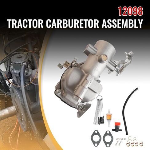 Carburetor for Wisconsin VH4D Engine L63S1, Compatible with Zenith 12098 12229 LZ63C Updraft 2-1/4" Mount (1957-1976) 12098B in Saudi Arabia
