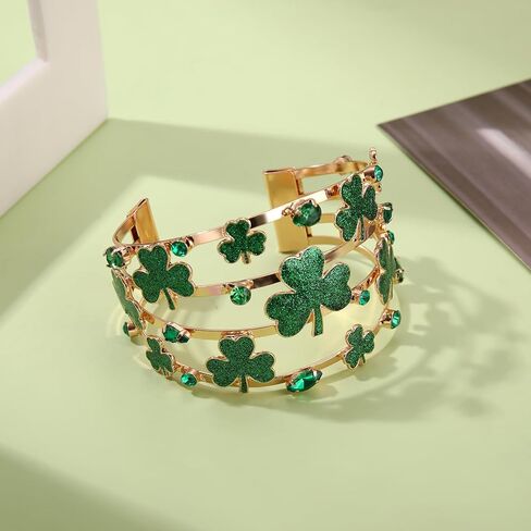 Mardi Gras Bracelet for Women Glitter Fleur De Lis Mask Crown Cuff Bracelet Mardi Gras Jewelry Outfits Accessories Carnival Parade Party Favors Gifts in Saudi Arabia