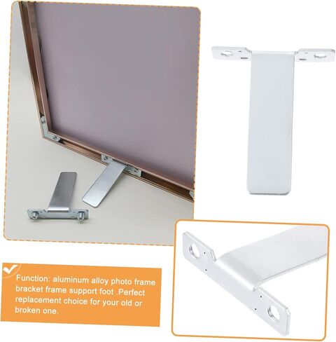 PRETYZOOM Home Photo Frame Brackets 10pcs Metal Supports for Display Easy to Use in Saudi Arabia