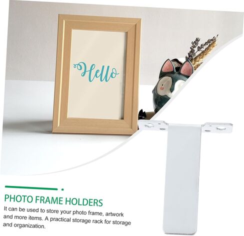 PRETYZOOM Home Photo Frame Brackets 10pcs Metal Supports for Display Easy to Use in Saudi Arabia