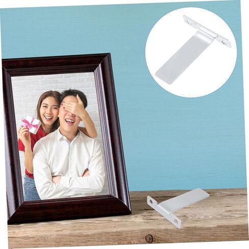 PRETYZOOM Home Photo Frame Brackets 10pcs Metal Supports for Display Easy to Use in Saudi Arabia