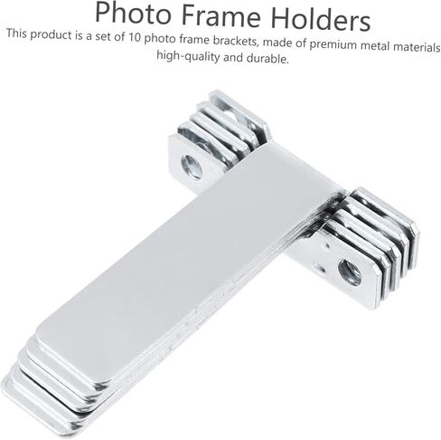 LIFKOME Desktop Display Racks 10pcs Photo Frame Holders Metal Rack Stands Bracket for Artwork in Saudi Arabia