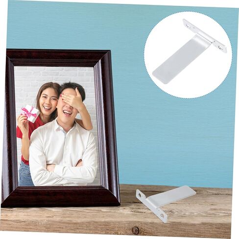 LIFKOME Desktop Display Racks 10pcs Photo Frame Holders Metal Rack Stands Bracket for Artwork in Saudi Arabia