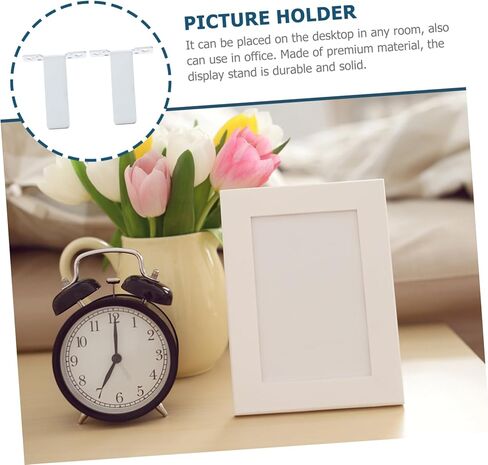 LIFKOME Desktop Display Racks 10pcs Photo Frame Holders Metal Rack Stands Bracket for Artwork in Saudi Arabia