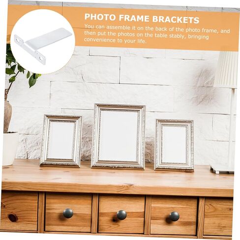 LIFKOME Desktop Display Racks 10pcs Photo Frame Holders Metal Rack Stands Bracket for Artwork in Saudi Arabia