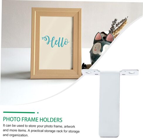 LIFKOME Desktop Display Racks 10pcs Photo Frame Holders Metal Rack Stands Bracket for Artwork in Saudi Arabia
