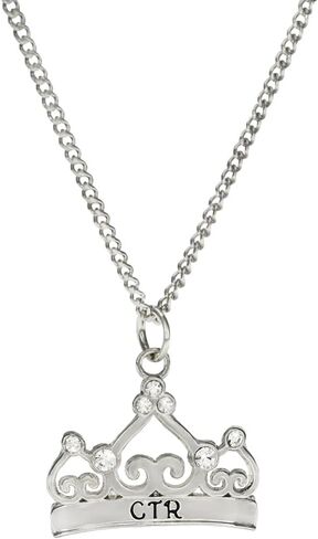 Lifebeats CTR Choose The Right Crown Silver Colored Necklace by Ringmasters in Saudi Arabia