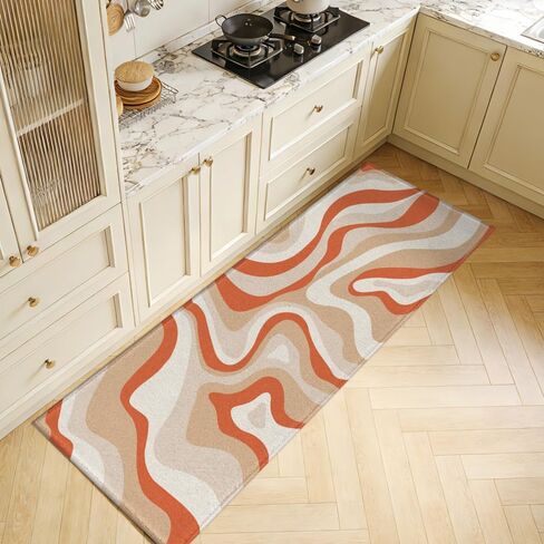 Laundry Room Runner Rug Kitchen Rugs Non Slip Washable with TPR Backing Soft Low-Pile Area Rug for Bathroom Bedroom,Office,Laundry Mat,Green in Kuwait