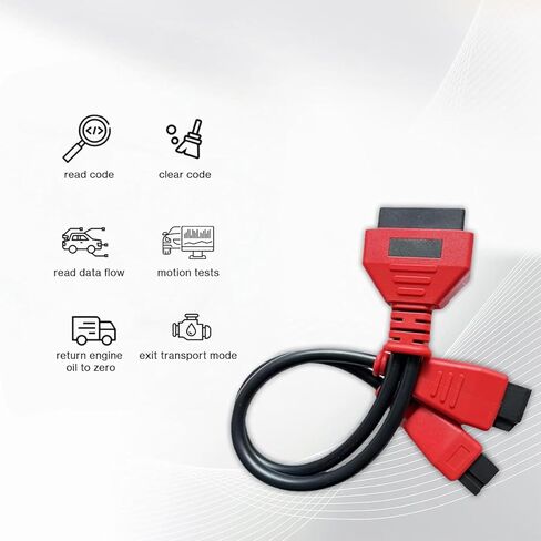 12+8 Security Gateway Bypass Cable, OBD2 Adapter fit for FCA Vehicles Compatible with Chrysler, Dodge, Jeep, Ram 2018+ Models, Works with Autel Scanners & Diagnostic Apps in Saudi Arabia