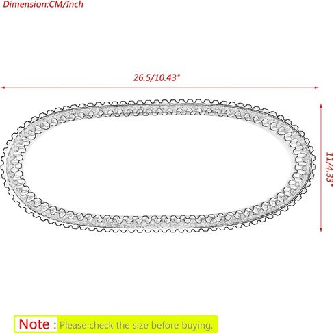 Bruce & Shark Drive Belt for Yamaha Jog CE50 Vino 50 Classic XC50 2006-2015 5ST-E7641-00-00 in Saudi Arabia