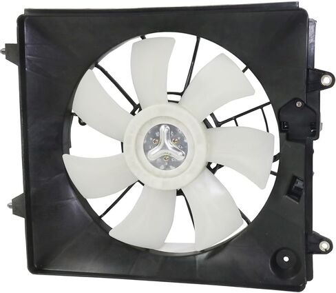 مروحة تبريد الرادياتير البديلة ومجموعة مروحة مكثف مكيف الهواء (زوج) تناسب Honda CR-V 2009 2.4L 4-Cyl in Kuwait