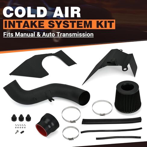 مجموعة نظام سحب الهواء البارد PTNHZ مع درع الحرارة + فلتر متوافق مع VW Arteon 2.0L/Jetta GLI 2.0L/GTI 2.0L/Golf 1.8L 2.0L Audi A3/Audi A3 Quattro 15-20 in Saudi Arabia