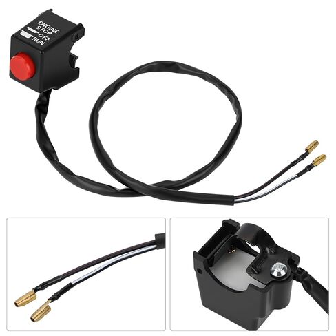 JAVIK Left Kill Switch Assembly for Suzuki QuadMaster 50 LT-A50 2002-2005 QuadRunner 50 LT50 1984-1987 O.E.M# 37400-04602 in Saudi Arabia