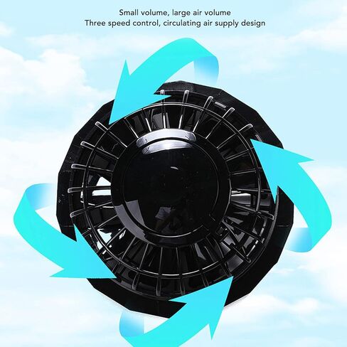 سترة تبريد مع مروحتين، سترة ثلج قابلة للتنفس مع 3 مستويات سرعة قابلة للتعديل، ملابس مكيفة للدوران للعمل في الطقس الحار (M) in Kuwait