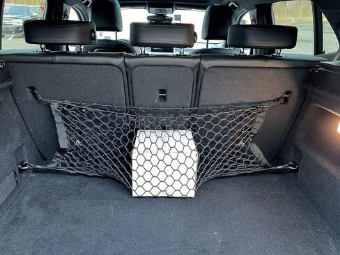 Envelope Style Automotive Elastic Trunk Mesh Cargo Net for BMW X2 2018-2025 - Premium Trunk Organizers and Storage - Luggage Net for Crossover- Best Car Organizer for BMW X2 in Saudi Arabia