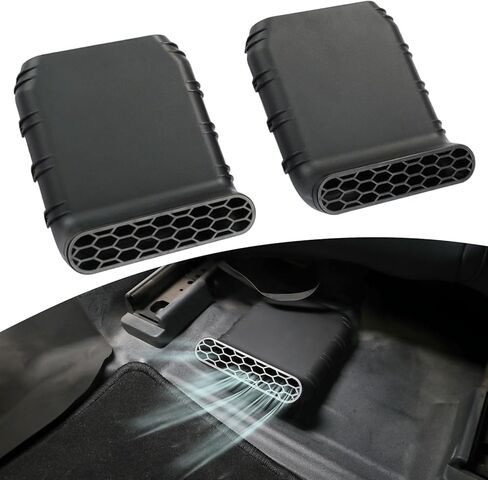 منحرف تنفيس تحت المقعد مناسب لـ Ford Bronco 4-Door 2021-2025 عاكس تنفيس التيار المتردد الخلفي ملحقات Bronco مناسب لتصنيع المعدات الأصلية أو الحصير الأرضية العادية قطعتين in Kuwait