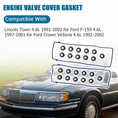 2 قطعة VS50377R غطاء صمام المحرك طوقا صالح لل لينكولن تاون 4.6L 1991-2002 لفورد F-150 4.6L 1997-2001 لفورد كراون فيكتوريا 4.6L 1992-2002 in Kuwait