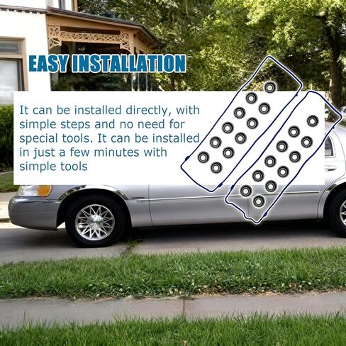 2 قطعة VS50377R غطاء صمام المحرك طوقا صالح لل لينكولن تاون 4.6L 1991-2002 لفورد F-150 4.6L 1997-2001 لفورد كراون فيكتوريا 4.6L 1992-2002 in Kuwait