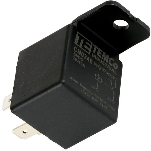 2 وحدة TEMCo 6V 30 أمبير Bosch Style S Relay مع مقبس تسخير SPDT للسيارات in Saudi Arabia