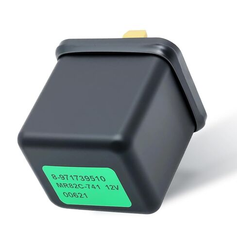 12V Glow Plug Starter Relay Compatible with Isuzu NPR NQR NPR-HD 1994-2025 with 4HE1 4JJ1 4HK1 5.2L Diesel Engines Replace for 8971739510, 8970363581 in Kuwait