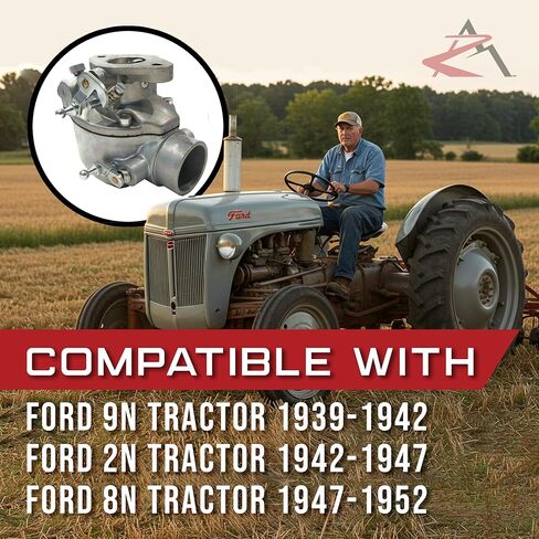 مجموعة المكربن ​​من The ROP Shop Marvel Schebler TSX-33، TSX33، TSX-241A، TSX241A، TSX-241B، TSX241B، TSX-241C، TSX241C - لجرارات Ford 8N 9N 2N in Kuwait