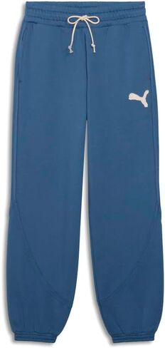 PUMA Womens Essentials Double Up Joggers Casual - Blue in Saudi Arabia