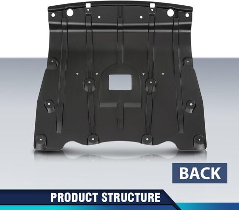 PIT66 Front Engine Splash Shield Compatible with BMW X5 X7 2019-2024 / X6 2020-2024 51487468803, 51757424879, BM1228191 Black in Saudi Arabia