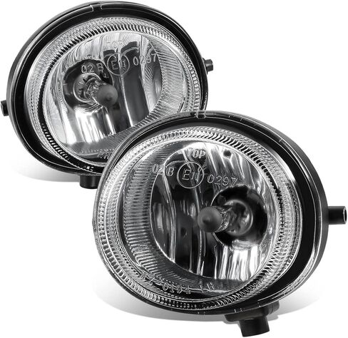 Auto Dynasty Front Bumper Driving Fog Light Lamps with Switch Compatible with Mazda2/3/5/6 MPV MX-5 CX-5 CX-7 RX-8 CX-9 2004-2016, Driver and Passenger Side, Clear Lens in Saudi Arabia
