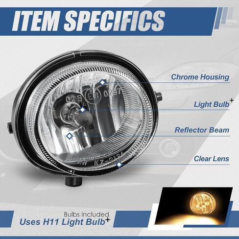Auto Dynasty Front Bumper Driving Fog Light Lamps with Switch Compatible with Mazda2/3/5/6 MPV MX-5 CX-5 CX-7 RX-8 CX-9 2004-2016, Driver and Passenger Side, Clear Lens in Saudi Arabia