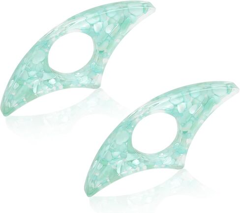 حامل صفحة الكتاب، حامل صفحة الإبهام للقراءة، قطعتان من الإشارة المرجعية المصنوعة يدويًا من الراتنج الزهري المجفف، حامل صفحات حلقة الإبهام، حامل فتاحة الكتب، ملحقات القراءة للمعلمين، قراء الكتب، هدايا محبي الكتب in Kuwait