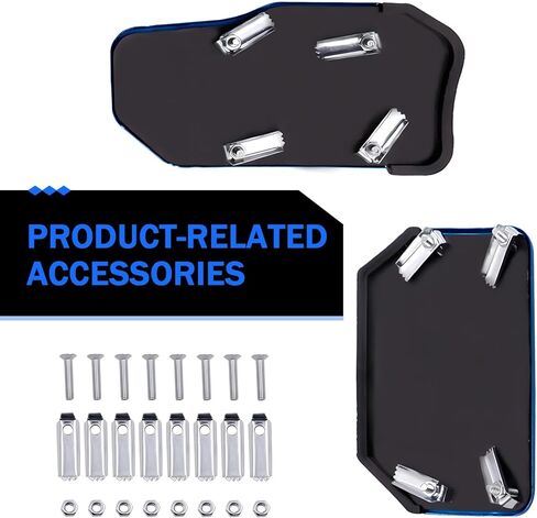 2 PCS Car Pedal Pads, Non-slip Thickened Brake & Accelerator Foot Pad Set, Sports Style Alloy Decoration Pedal Cover for Automatic Transmission, for Most Cars Trucks Vans (Silver) in Saudi Arabia