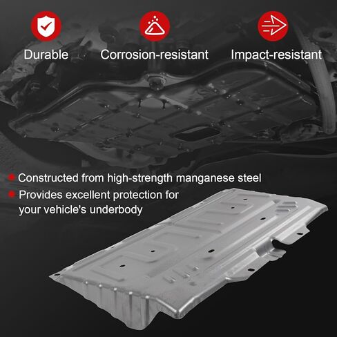 ML3Z-7222-D Splash Panel Shield Replacement for Ford F150 2015-2020, Not Replacement for Raptor Model or 3.0L Diesel in Saudi Arabia