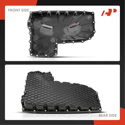 A-Premium Transmission Oil Pan with Drain Plug Compatible with Audi A4 (Quattra) 2017-2019, A5 Quattro 2018-2019, A5 Sportback 2018-2019, A6 (Quattro) 2016-2018, Q5 2018-2019, 2.0L in Saudi Arabia