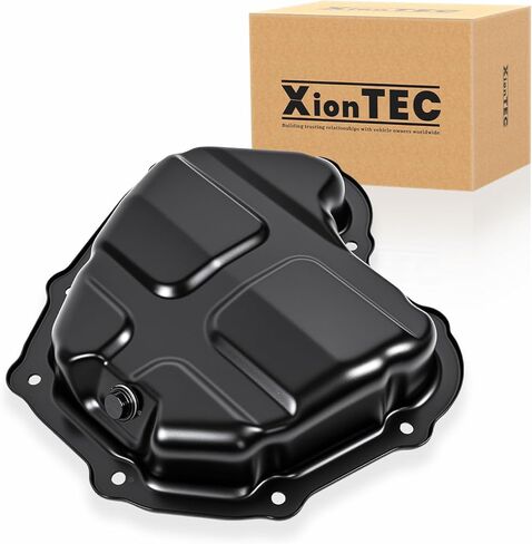 Lower Engine Oil Pan with Drain Plug Compatible with Nissan Juke 2011 2012 2013 2014 2015 2016 2017, Sentra 2017 2018 2019, L4 1.6L, Replace# 11110-1KC0B 264-624 in Kuwait