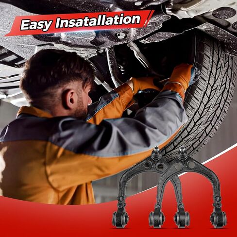 2Pcs K620177 K620178 [RWD Only] Front Upper Control Arm and Ball Joint Assembly Compatible for 2005-2019 Chrysler 300, 2006-2019 Dodge Charger, 2005-2008 Magnum, 2008-2018 Challenger in Kuwait