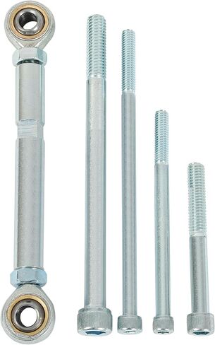 مجموعة دعامة المولد وقضيب التوتر من HECASA متوافقة مع 1968-1993 Ford 289 302 5.0L V8 مجموعة دعامات المولد المصنوعة من الألومنيوم الفضي المصقول in Kuwait