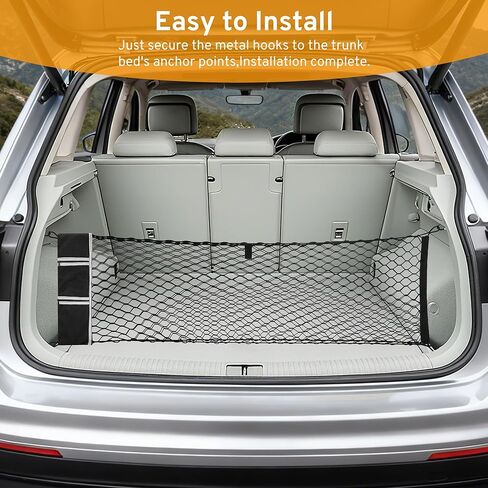 Cargo Net for Toyota Highlander 4Runner 4-Runner XLE Limited Platinum Hybrid Accessories 2000-2025 2026, SUV Car Trunk Mesh Carrier Organizer Storage Netting Automotive Divider in Saudi Arabia