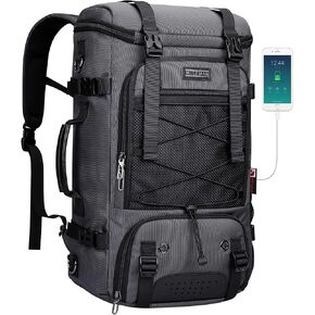 WITZMAN Travel Backpack for Men Large 3 in 1 Convertible Airline Approved Carry-on Luggage Backpack(B715 Silvery Grey) in Saudi Arabia