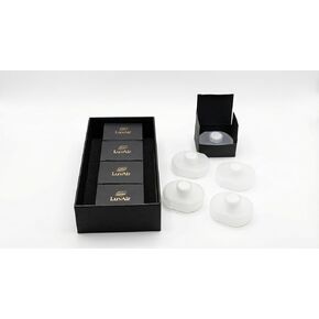Empty Refill Cartridge Set of 4 for Car Diffuser | Reusable Replacement Bottles for LuvAir Aroma Diffuser in Saudi Arabia