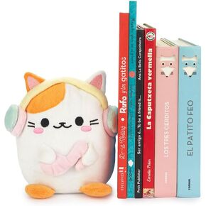 Balvi Kawaii Melody White Cat Decorative Bookends with Headphones Polyester in Kuwait