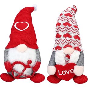 Valentines Day Decorations Valentine Decor Gnome Gifts for Her Him Women Gnomes Plush Home Ornaments 2-Pack in Kuwait
