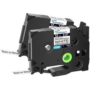 12mm 0.47 Laminated White Tape Compatible for Brother P-Touch TZ231 TZ-231 TZe-231 TZe231 1/2'' Label Tape for PT-D210 PT-D220 PT-D400 PT-D600 PT-H110 Label Maker, 20 Pack in Kuwait