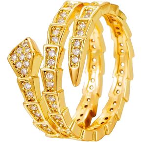 Trendy Adjustable Snake Ring for Women, Making It Be The Outstanding Ring in Your Fingers in Kuwait