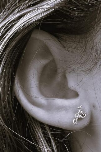 Kangaroo Stud Earrings - 14k gold over sterling silver in Kuwait