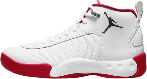 Jordan Jumpman Pro Men's Shoes (White/True Red/Metallic Silver/Black) in Saudi Arabia