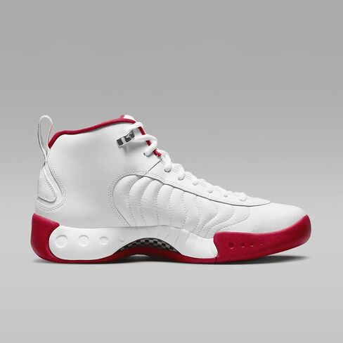 Jordan Jumpman Pro Men's Shoes (White/True Red/Metallic Silver/Black) in Saudi Arabia