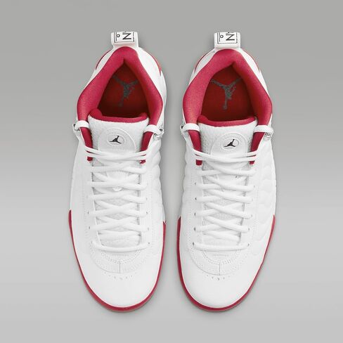 Jordan Jumpman Pro Men's Shoes (White/True Red/Metallic Silver/Black) in Saudi Arabia