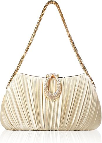 حقيبة كلاتش مسائية أنيقة وحقائب يد رسمية مع سلسلة قابلة للفصل للنساء وحفلات الزفاف وحفلات الكوكتيل والعروس in Kuwait