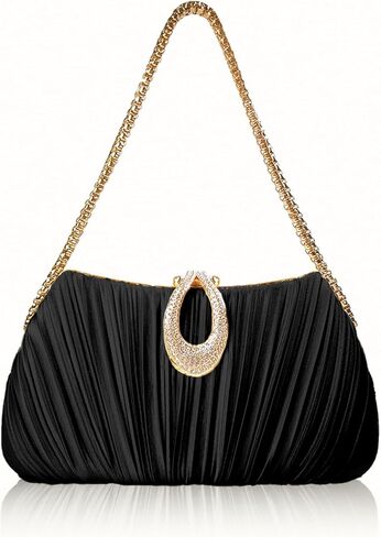 Evening Clutch Bag Elegant Purse Formal Handbags with Detachable Chain for Women Wedding Party Cocktail Bride in Saudi Arabia
