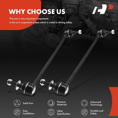 A-Premium 2 x Front Sway Bar Links Stabilizer Bar Links, Compatible with BMW 1 Series M 2011-2011, M3 2008-2013 in Saudi Arabia